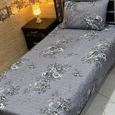 4 Pieces Crystal Cotton Single Pair Bedsheet  SB 540